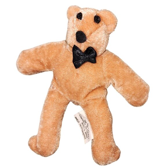 Acme International Magnetic Paws Velvet Teddy Bear Plush Mini Animal Bean Bag - Picture 1 of 6